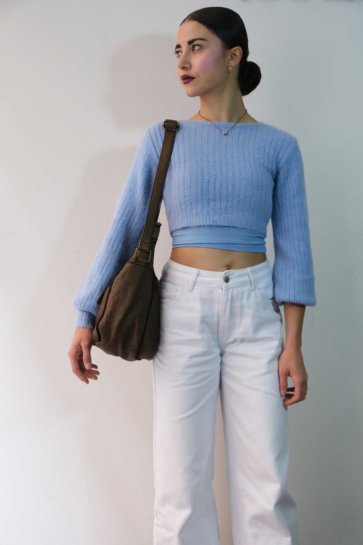 Rechi Big moss garment-dyed leather - Made in Italy -