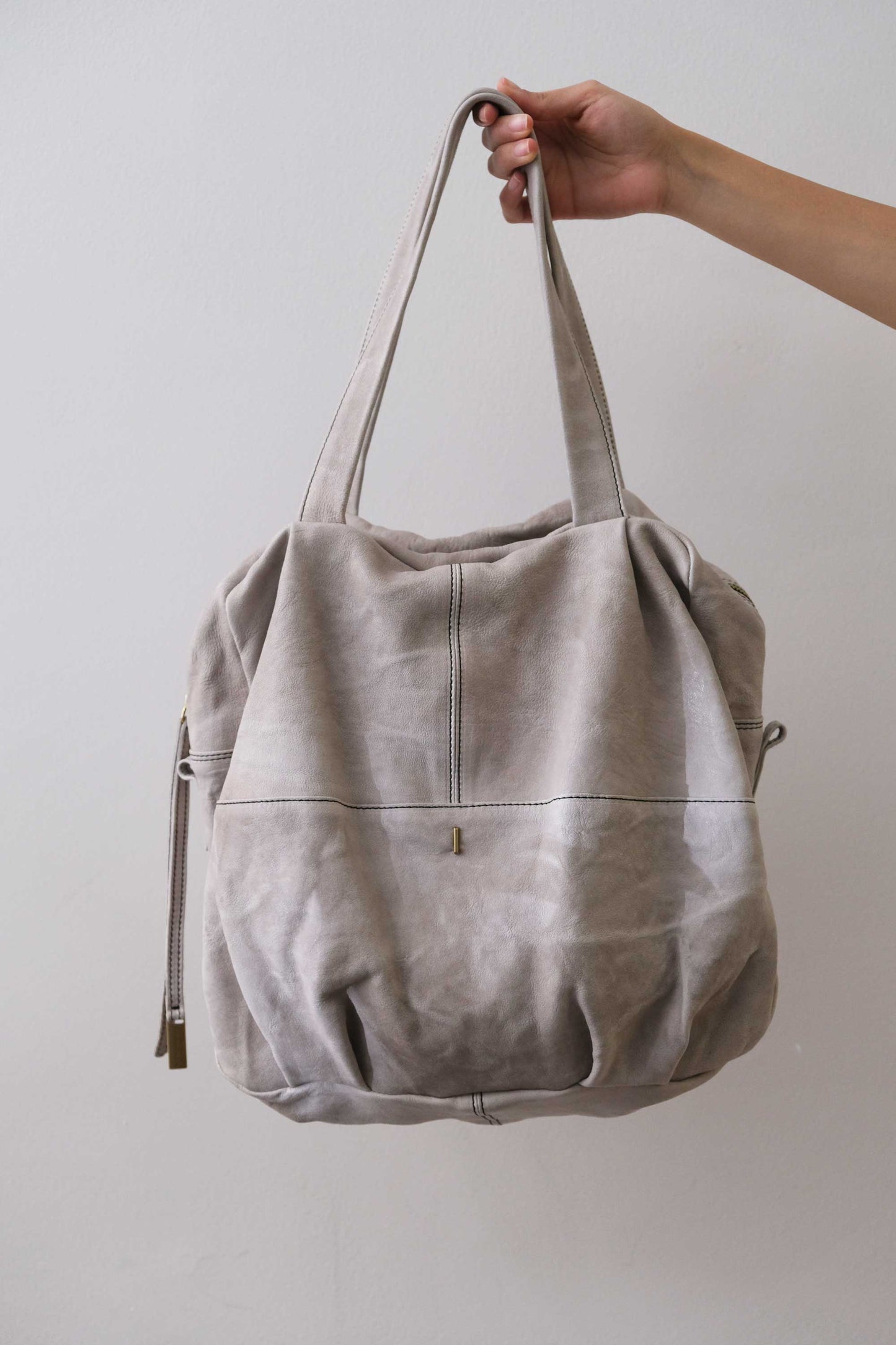 PRE ORDER - discount 15% -Riri tote bag in pomice washed nappa- use code PREORDER15- DELIVERY END OF MAY