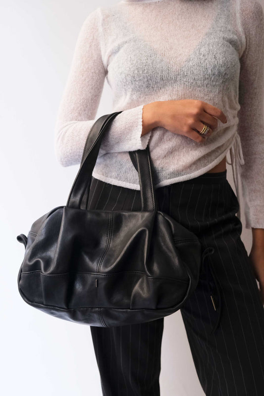 Betty borsa in nappa nera - Made in Italy -