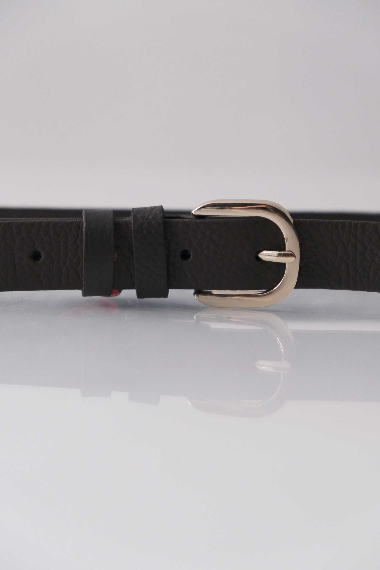Belt Linea natural grain calf brown - Made in Italy -
