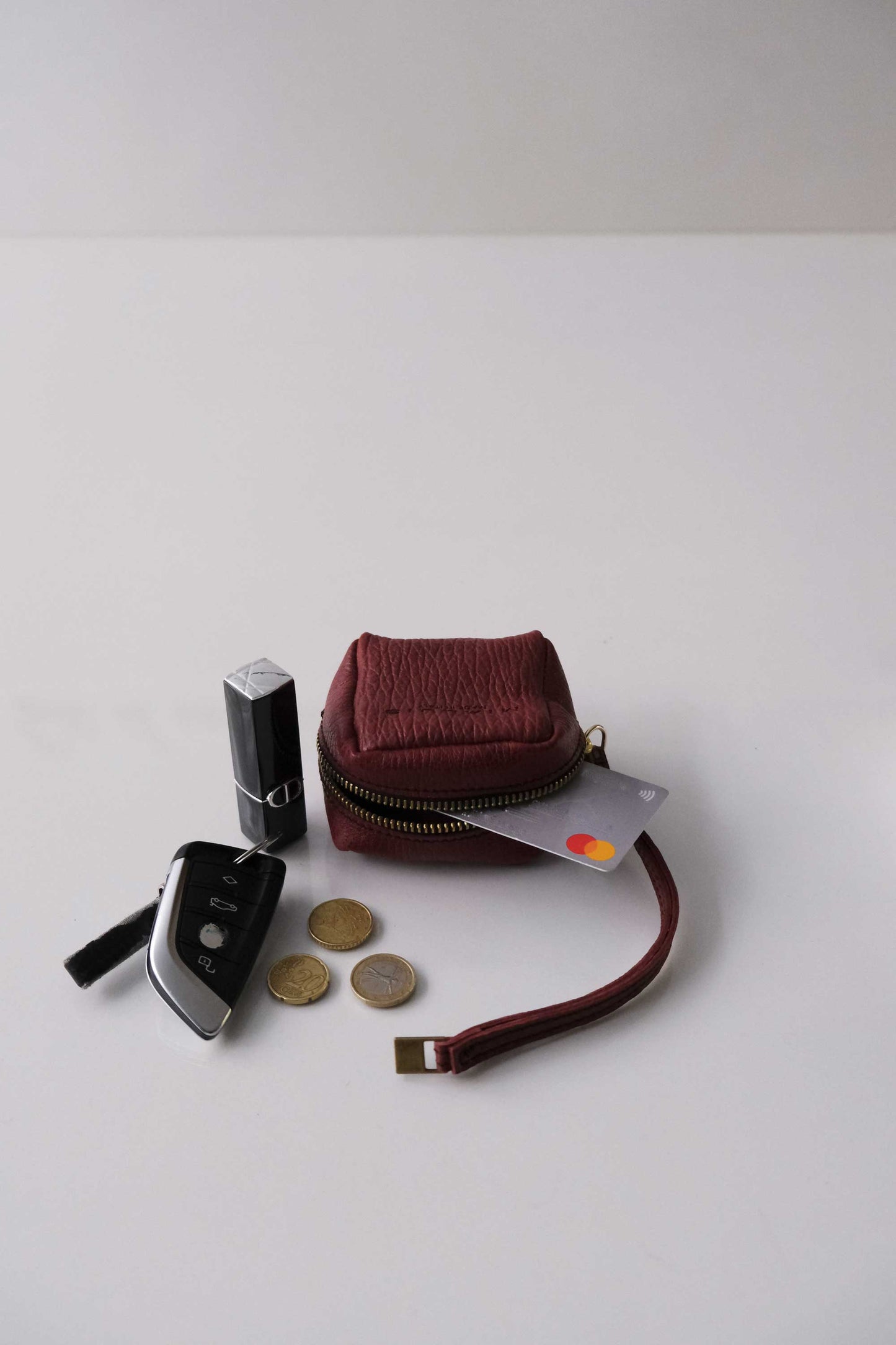 Dream box mini pochette in habanero printed shark calf leather - Made in Italy -