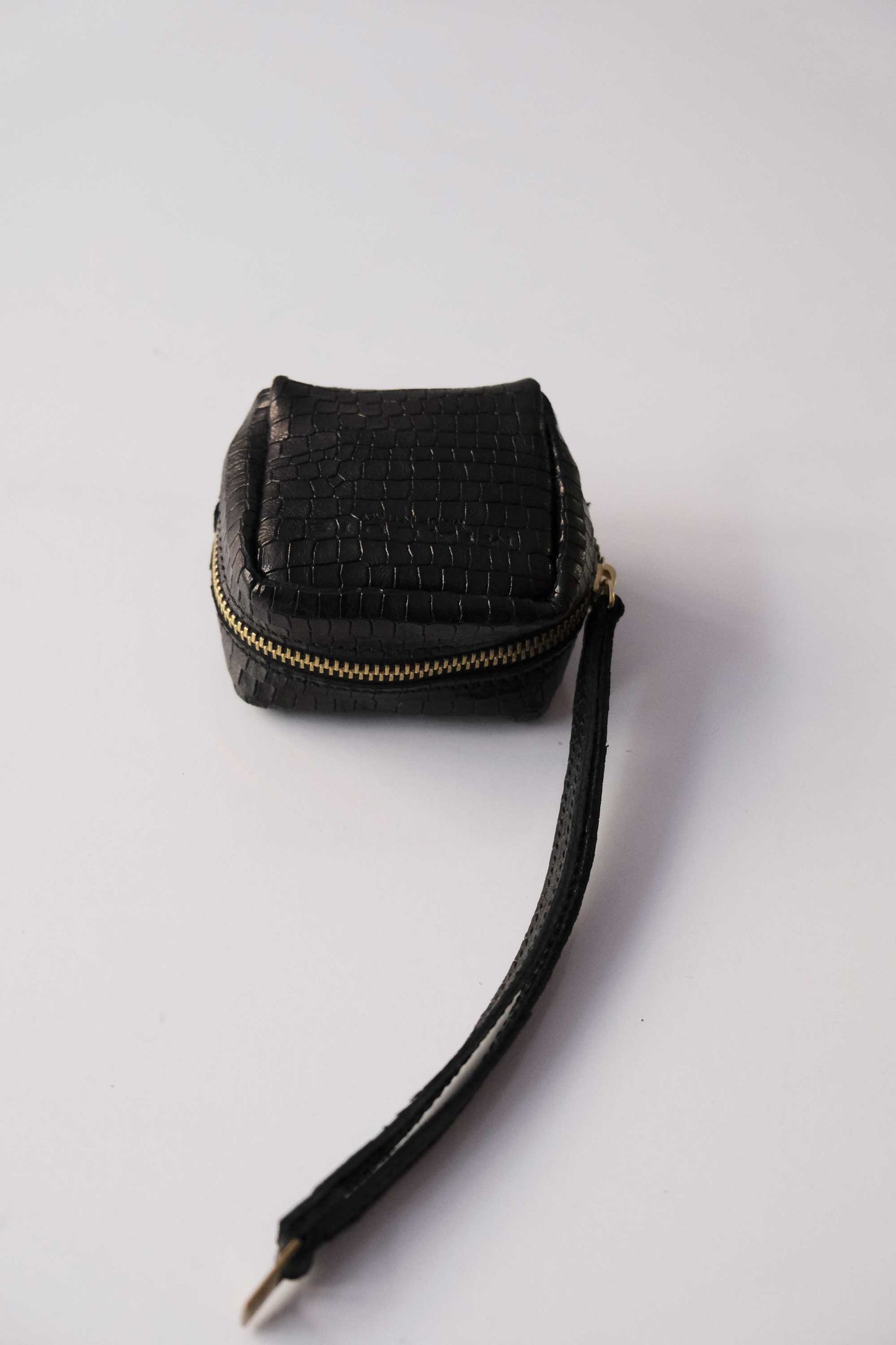 Dream box mini pochette stampata nero - Made in Italy -