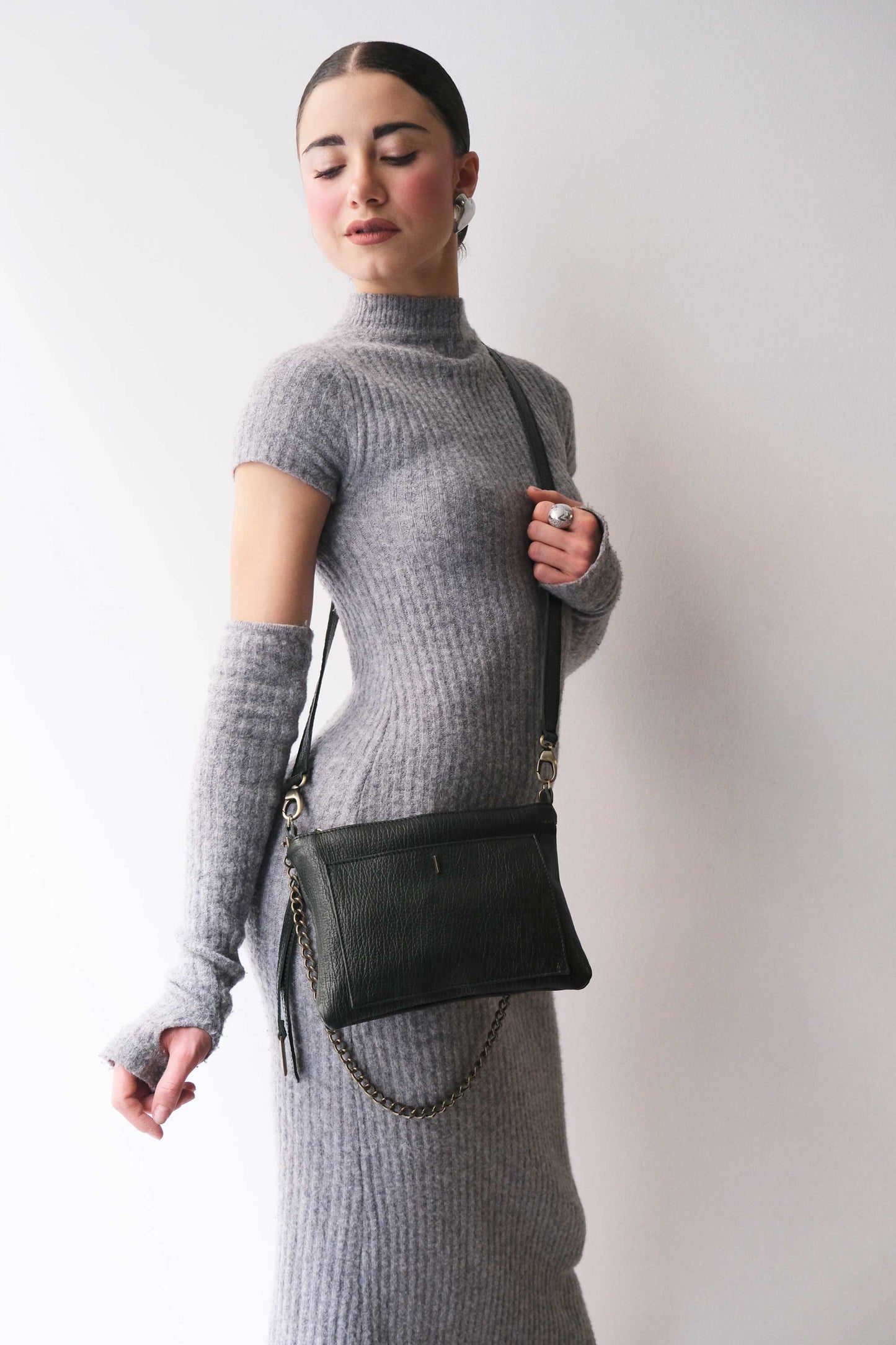 Mikin pino pochette in vegetable-tanned leather – Made in Italy -