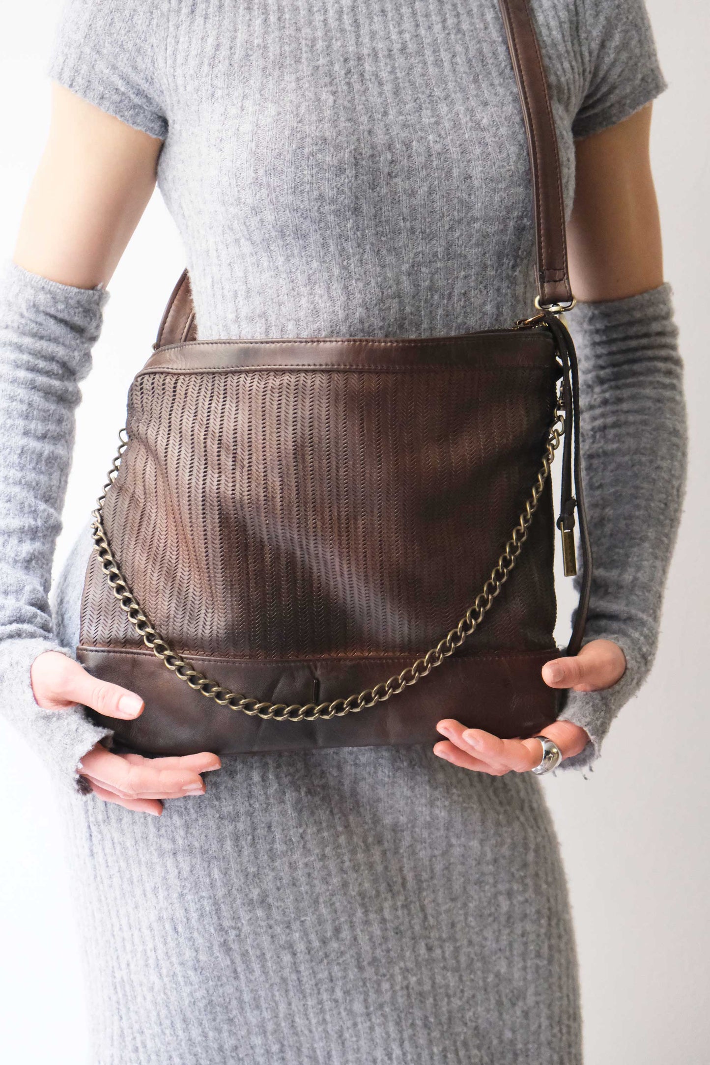 Zoe in caffè turner calf soft leather - Made in Italy -