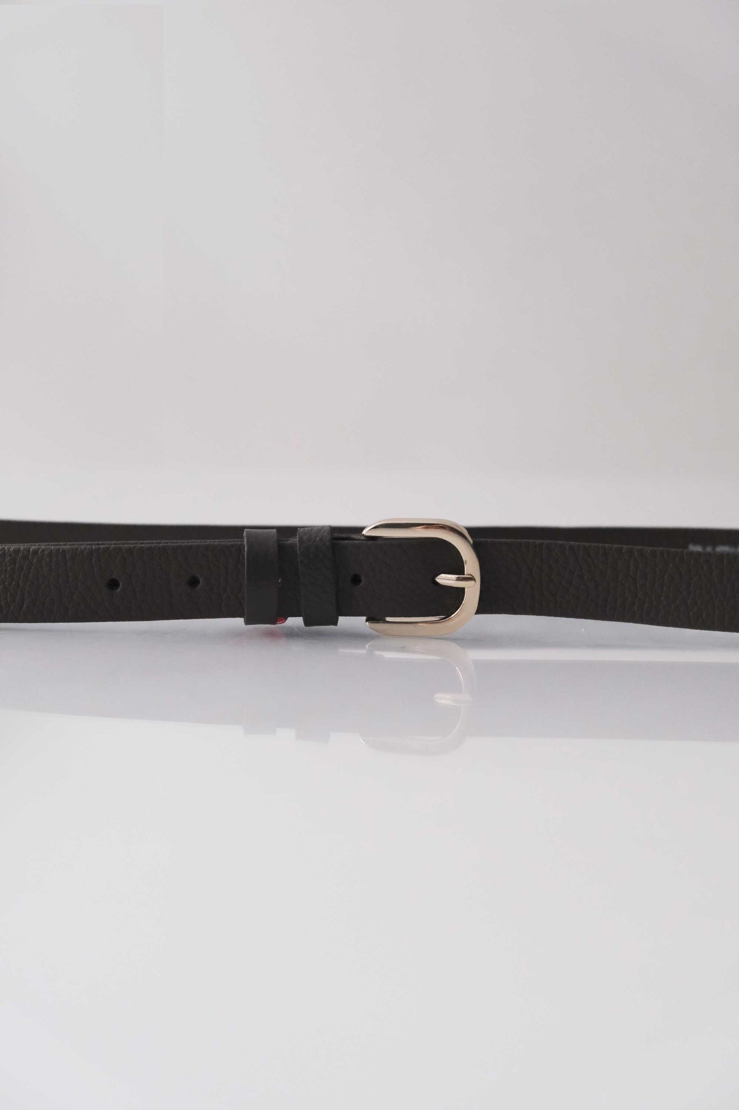 Belt Linea natural grain calf brown - Made in Italy -