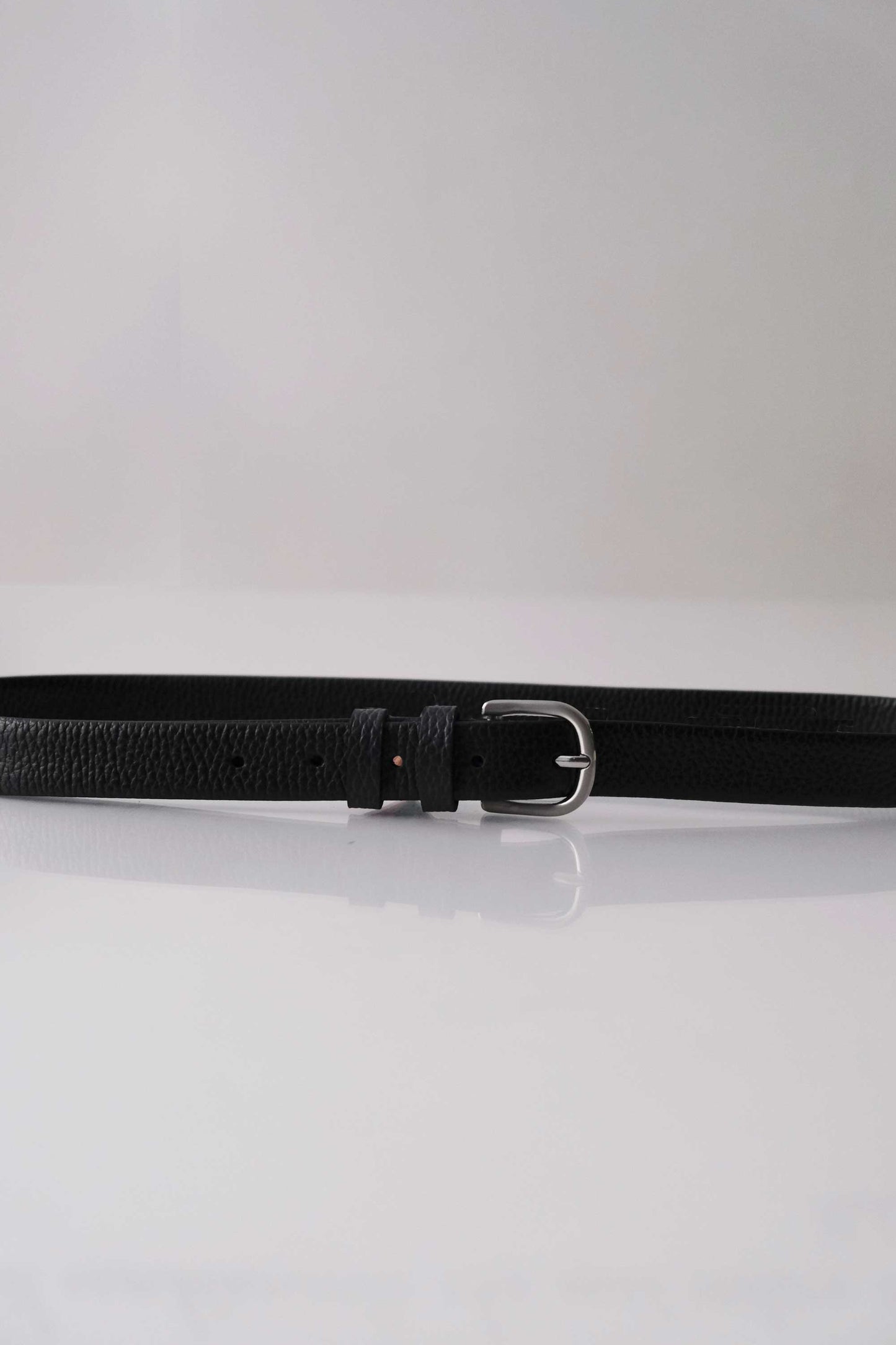 Belt Linea Natural Grain Calf brown - Made in Italy -