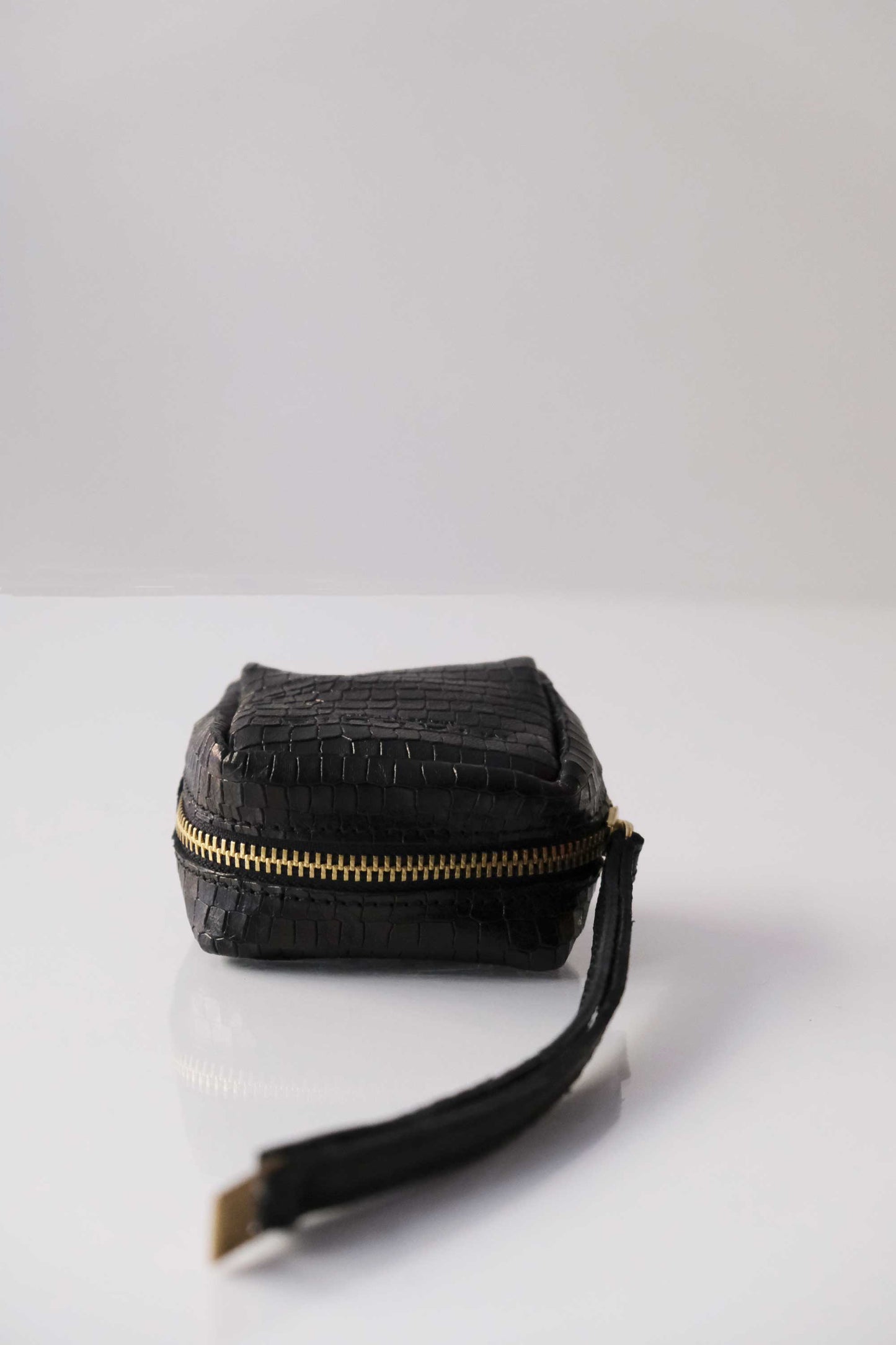 Dream box mini pochette stampata nero - Made in Italy -