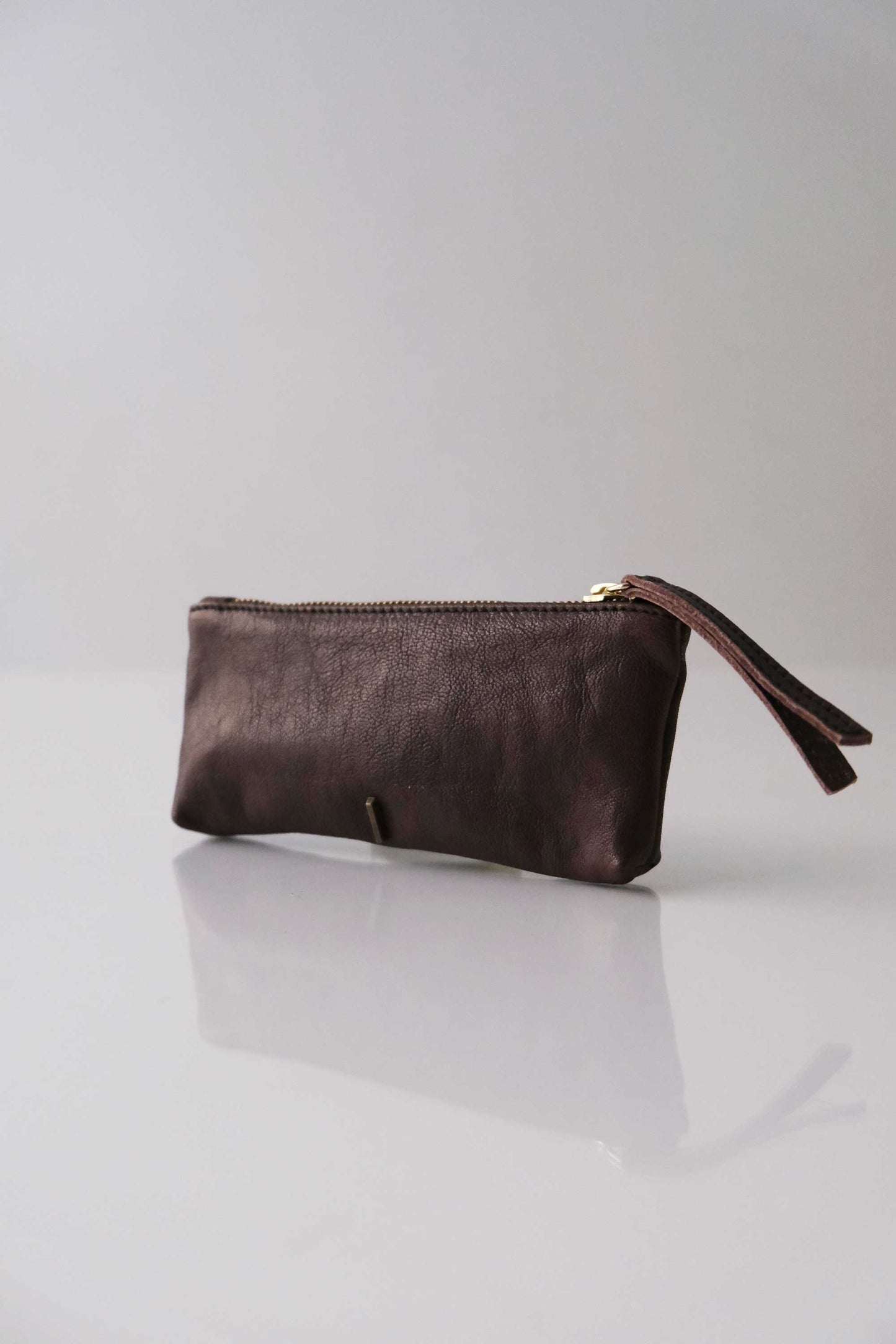 Mix soft chocolate nappa leather  – The Sustainable Pochette - Made in Italy