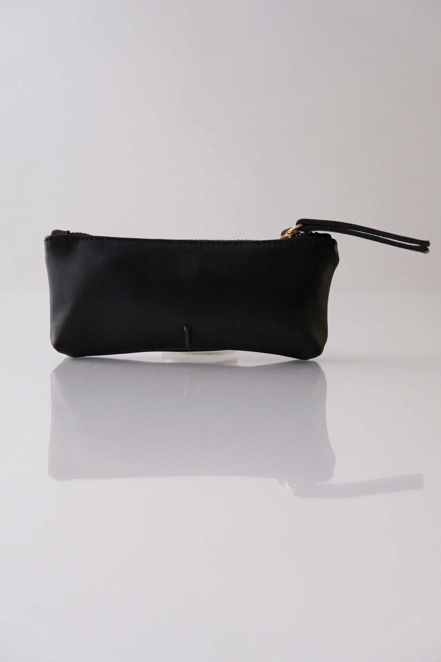 Mix calf leather black  – The Sustainable Pochette - Made in Italy