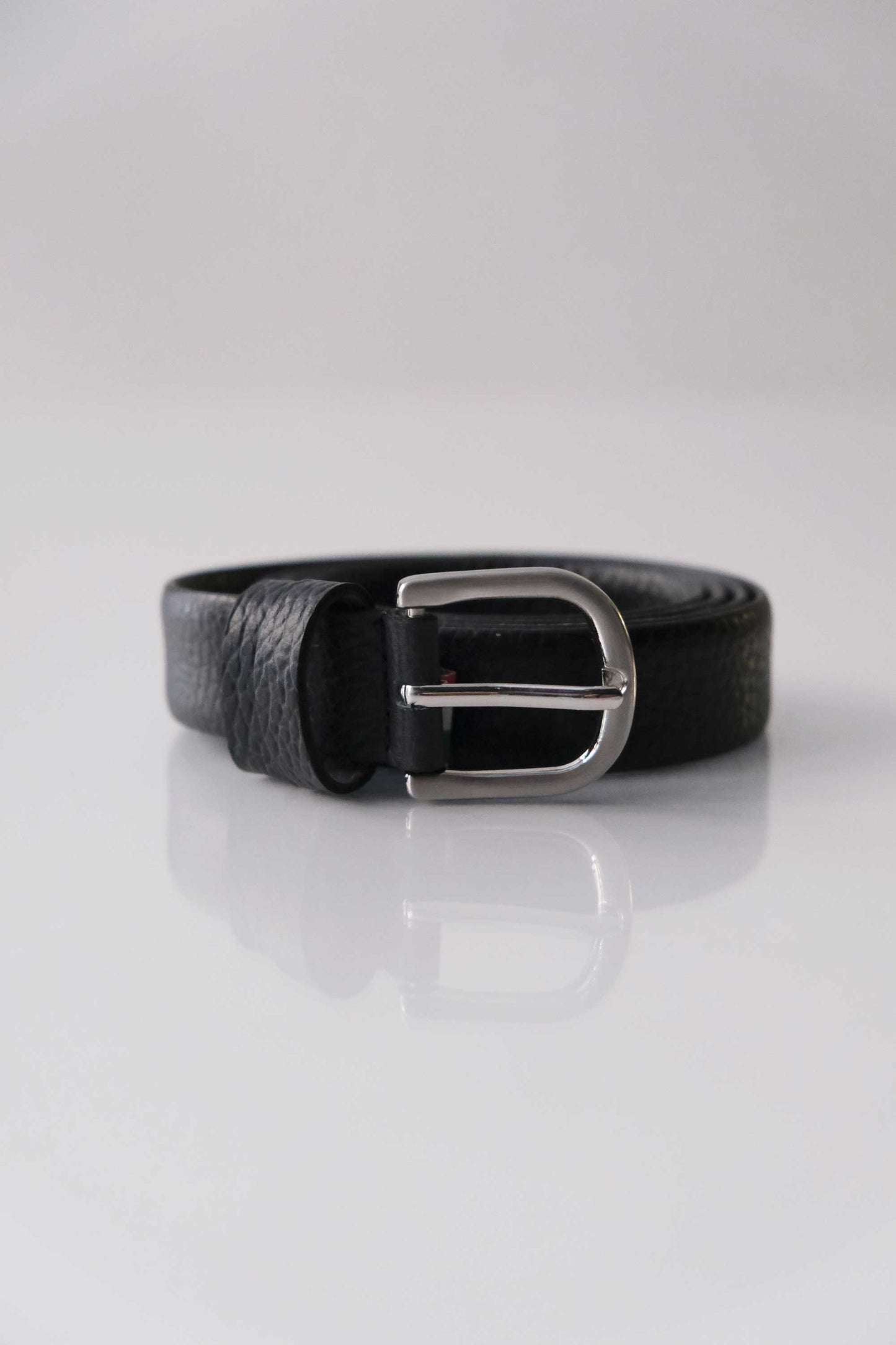 Belt Linea Natural Grain Calf brown - Made in Italy -