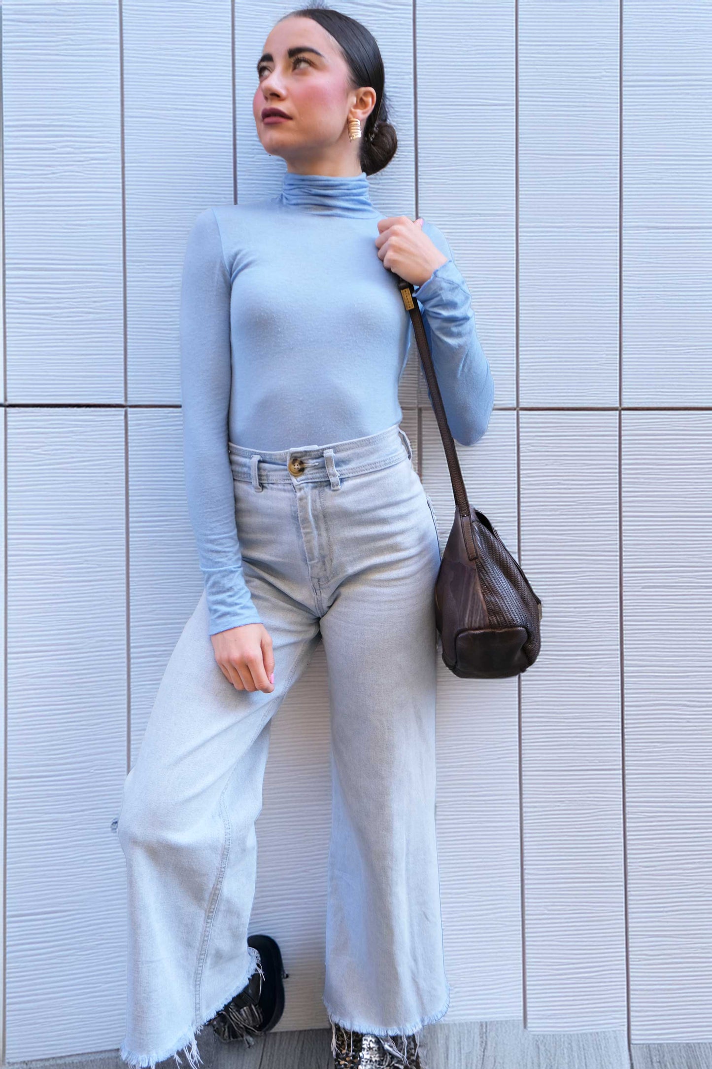 Do saddle bag in caffè turner calf soft leather - Made in Italy -