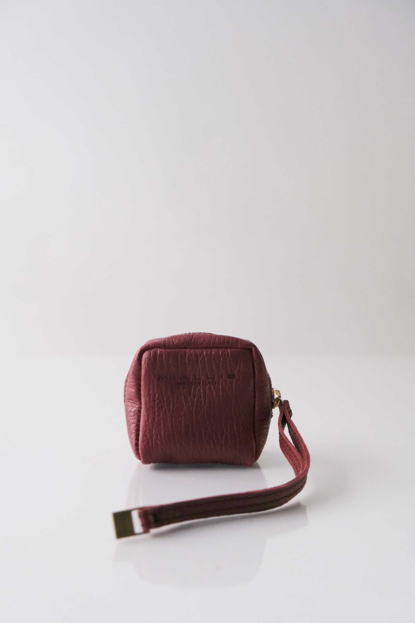 Dream box mini pochette in habanero printed shark calf leather - Made in Italy -