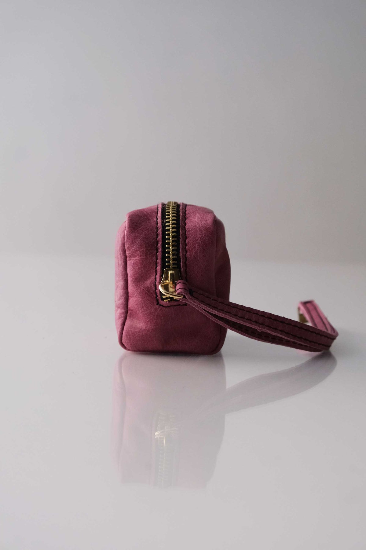 Dream box mini pochette in barolo calf leather - Made in Italy -