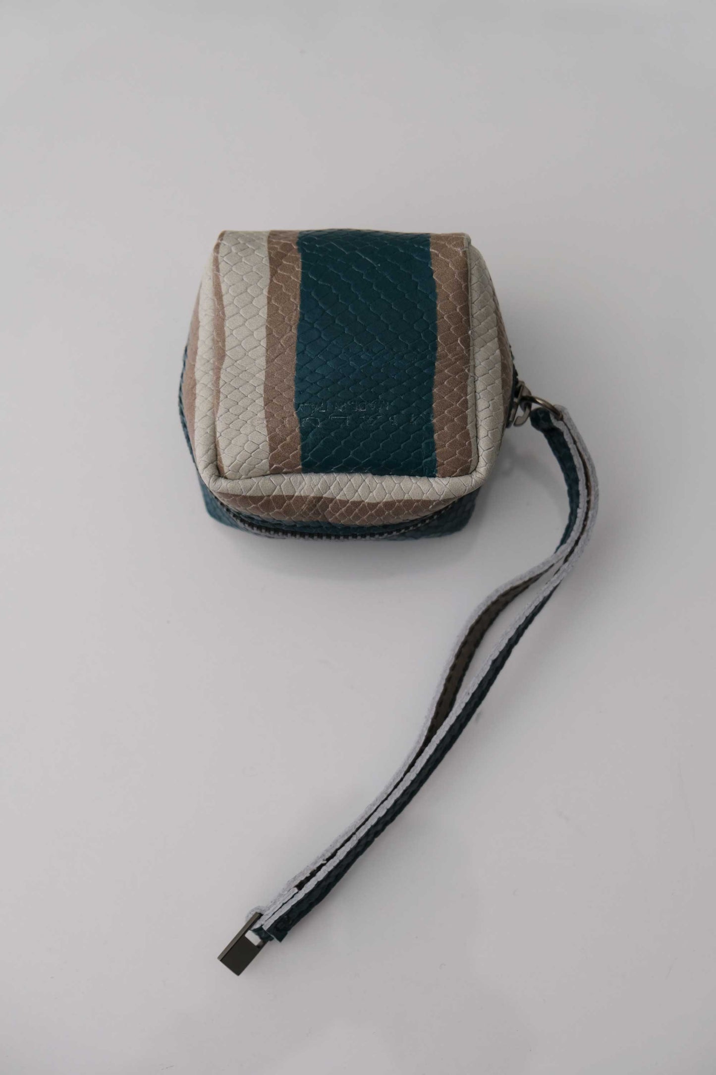 Dream box mini pochette in octane line soft leather