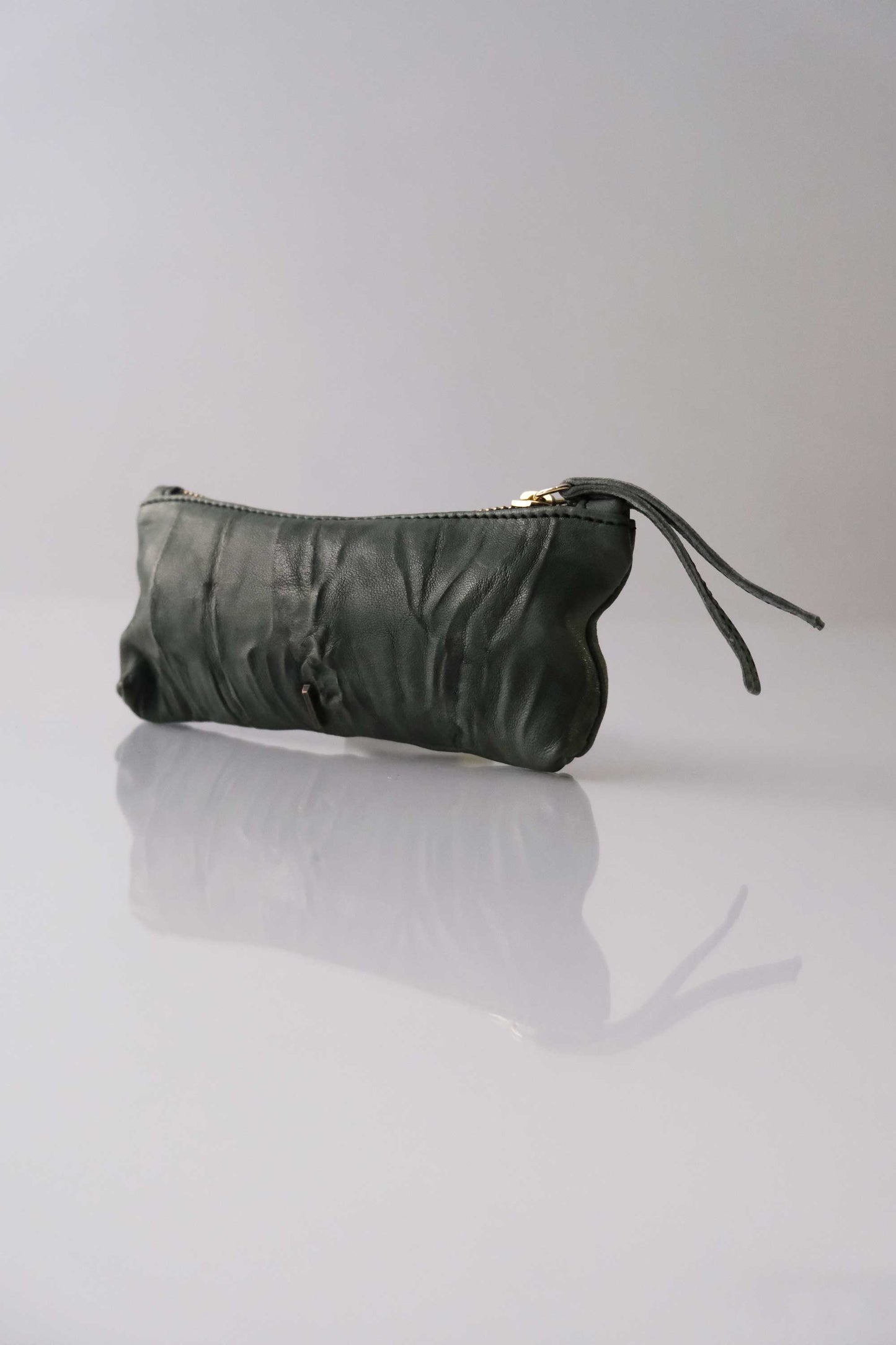 Mix soft leather lome forest  – The Sustainable Pochette - Made in Italy