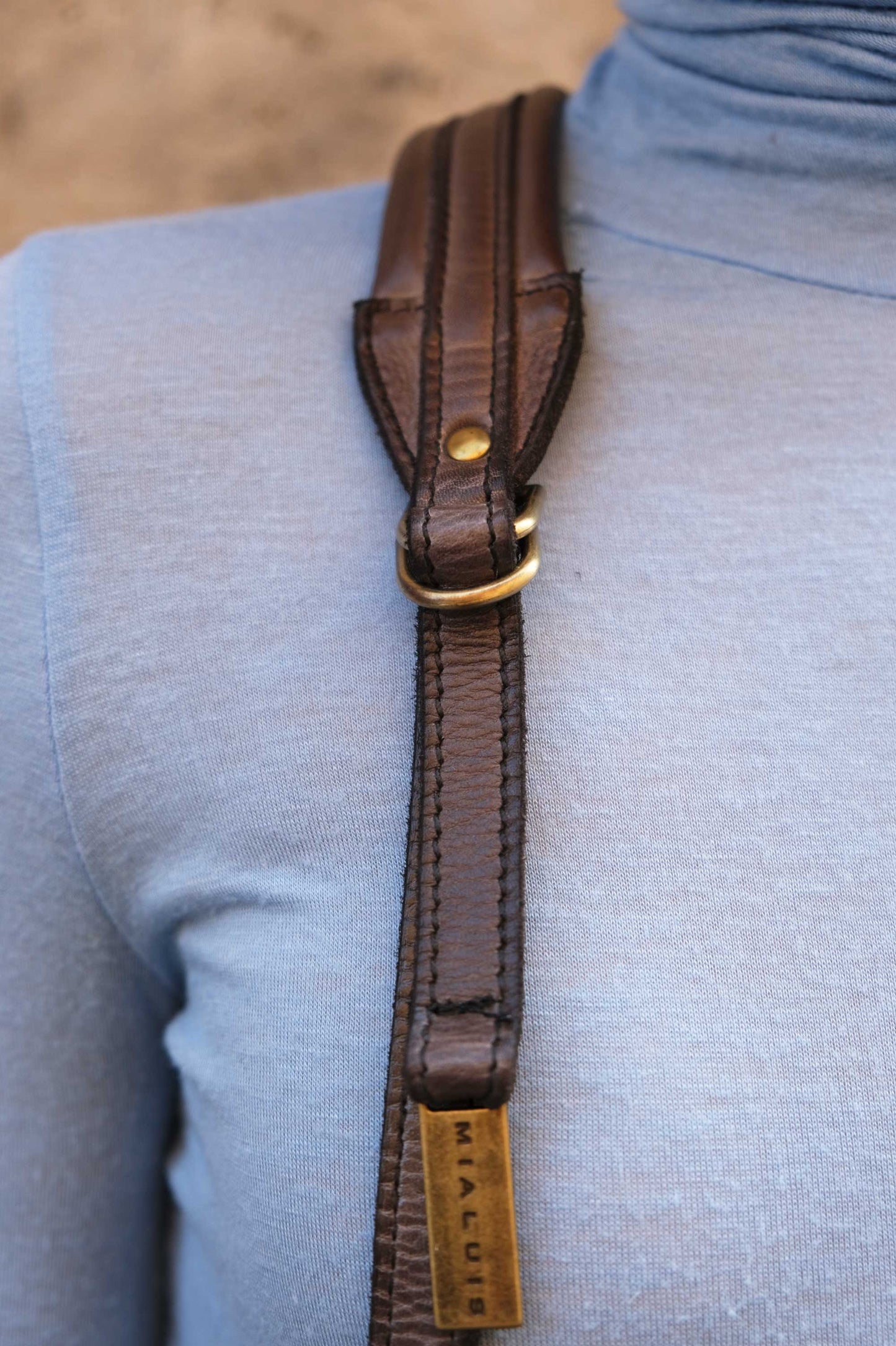Do saddle bag in caffè turner calf soft leather - Made in Italy -
