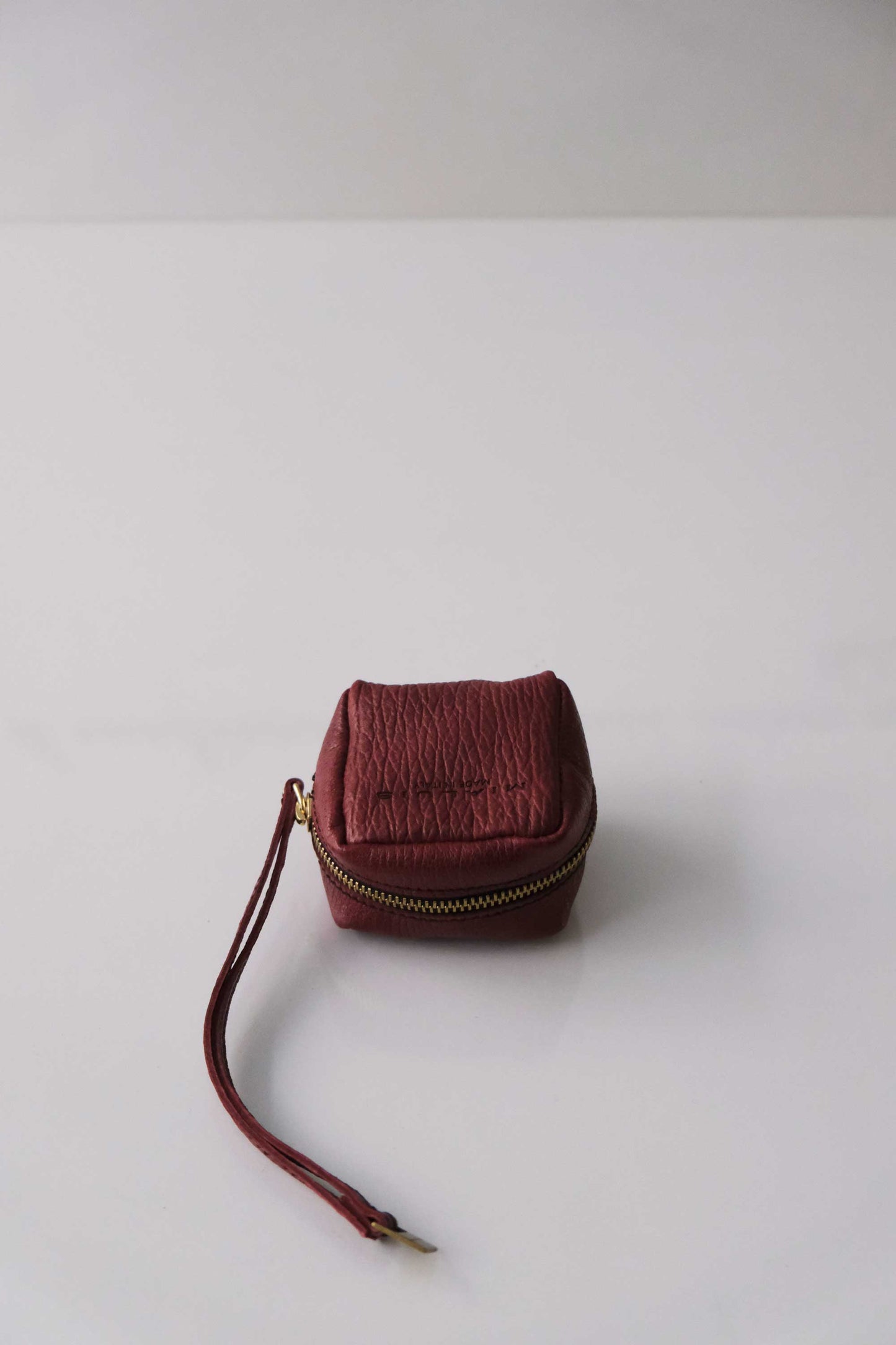 Dream box mini pochette in habanero printed shark calf leather - Made in Italy -