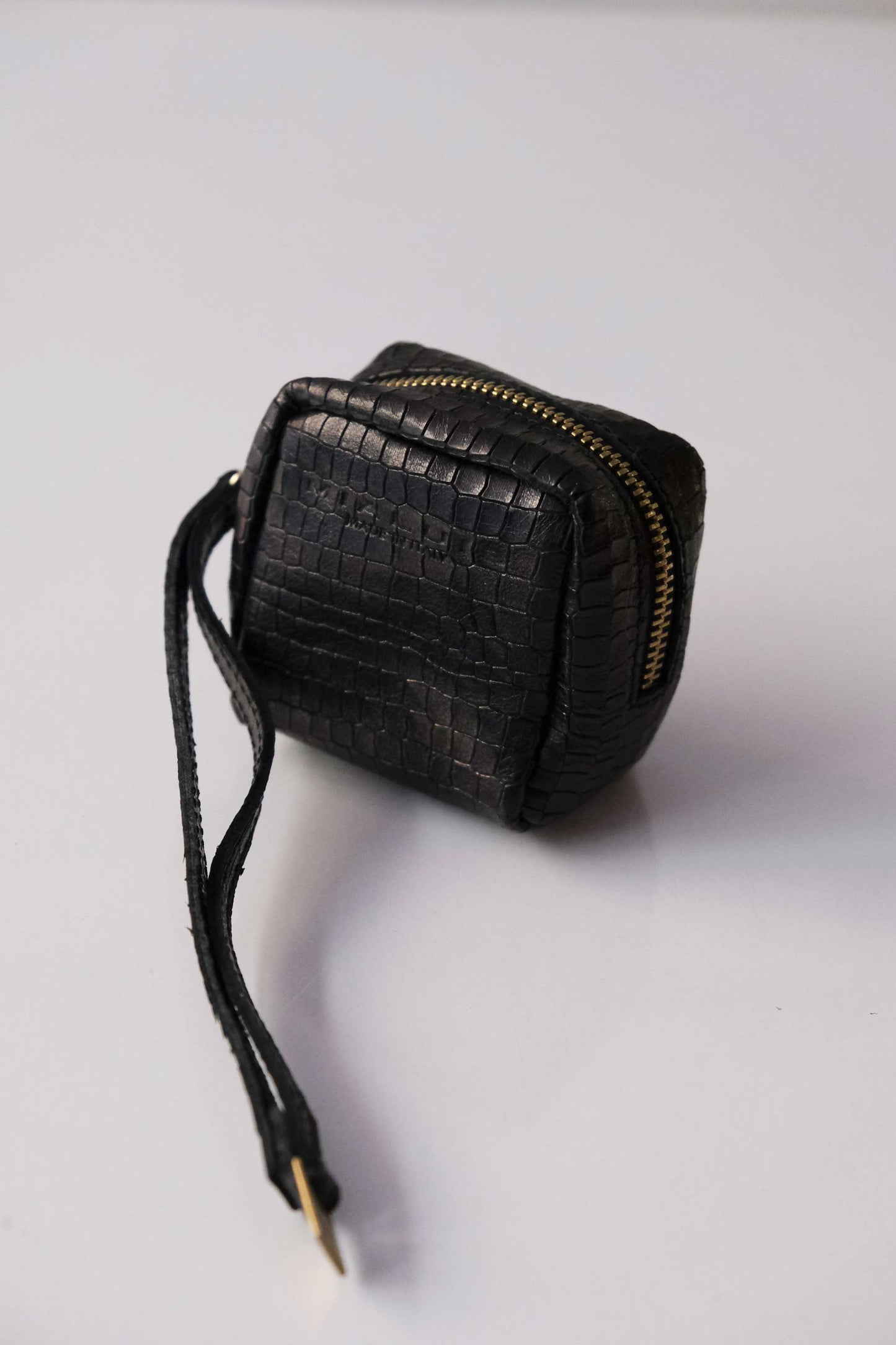 Dream box mini pochette stampata nero - Made in Italy -