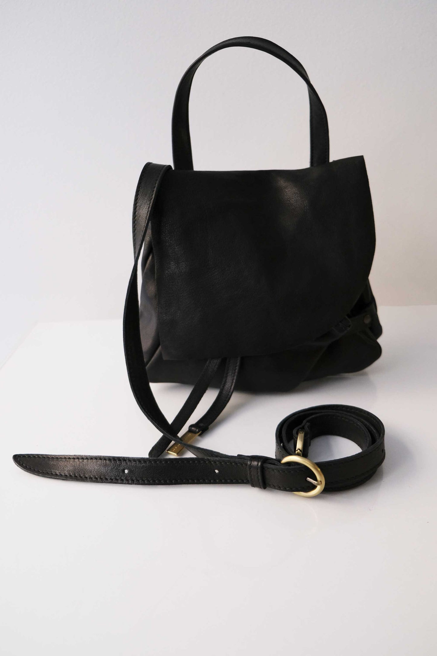 Minu in soft black nappa leather