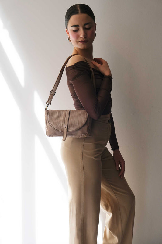 LAUNCH PRICE €295 UNTIL APRIL 30 - Barbara in turner sand soft leather  - Made in Italy -
