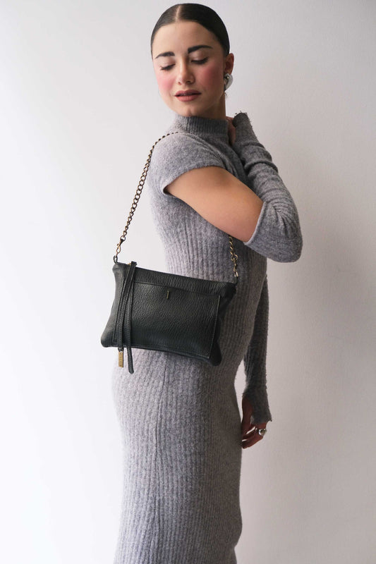 Mikin pino pochette in vegetable-tanned leather – Made in Italy -