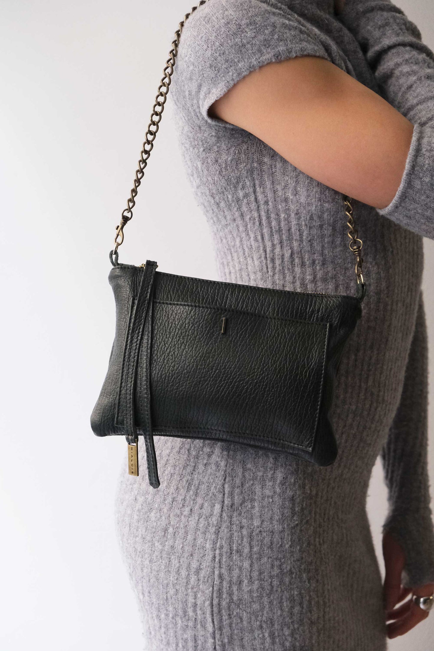 Mikin pino pochette in vegetable-tanned leather – Made in Italy -