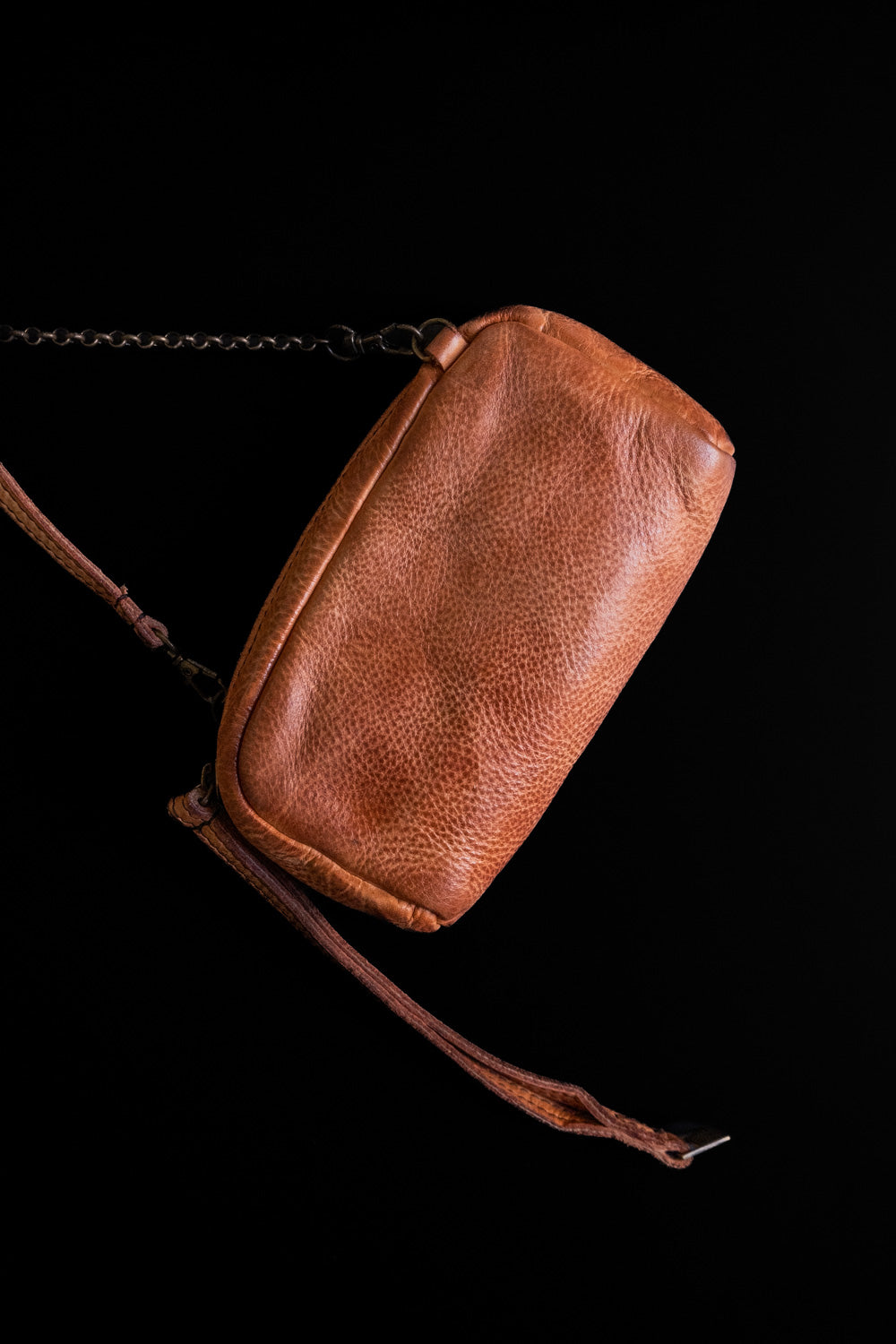 Bombo pochette in cuoio Turner soft leather